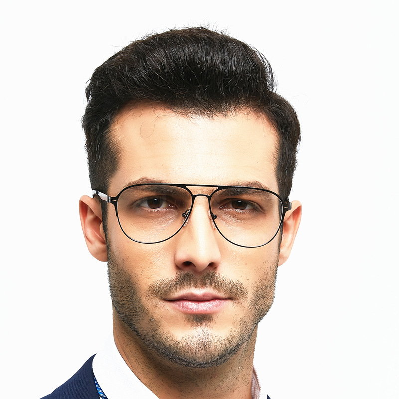 Monture de lunettes en alliage léger pour hommes, lunettes contrevenants, créateur de mode, nouveau