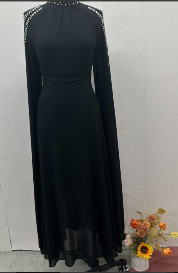 Robe de Soirée Maxi pour Femme Musulmane, Tenue Éducative, Kaftan, Jalabiya, Arabie Saoudite, Dubaï, Maroc, Ramadan