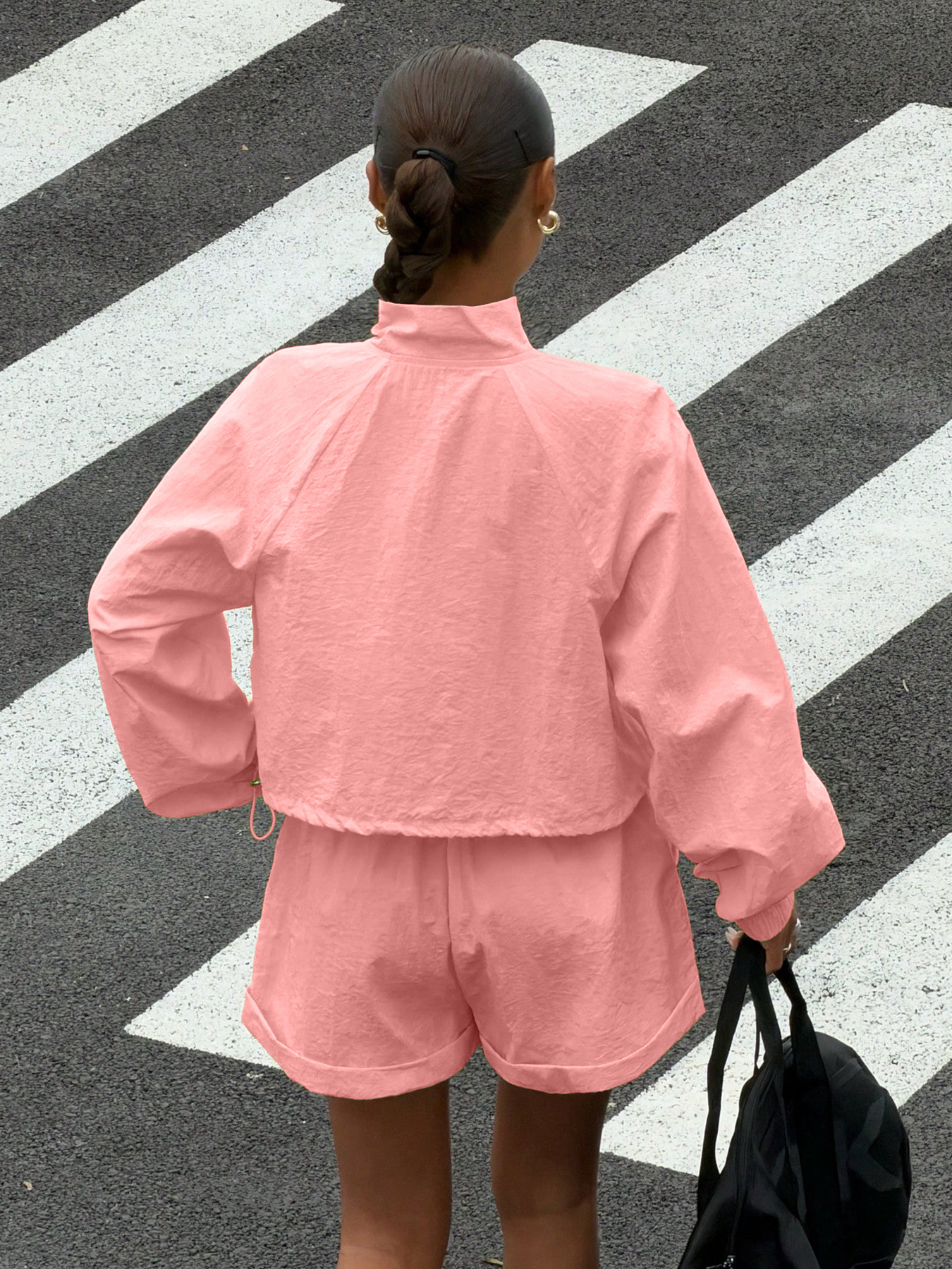 Ensemble de vêtements de sport pour femmes, couleurs vives, design à fermeture éclair, tenue de protection solaire, vêtements de fitness, ensemble de vêtements de sport confortables