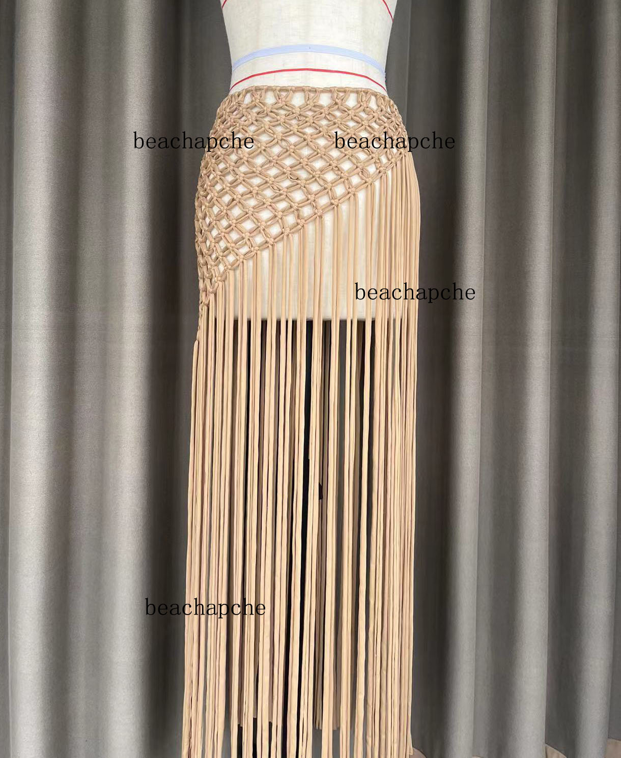 Beachapche main Crochet gland Maxi jupes femmes mode Sexy côté haute fente tricoté longue plage couverture Ups décontracté