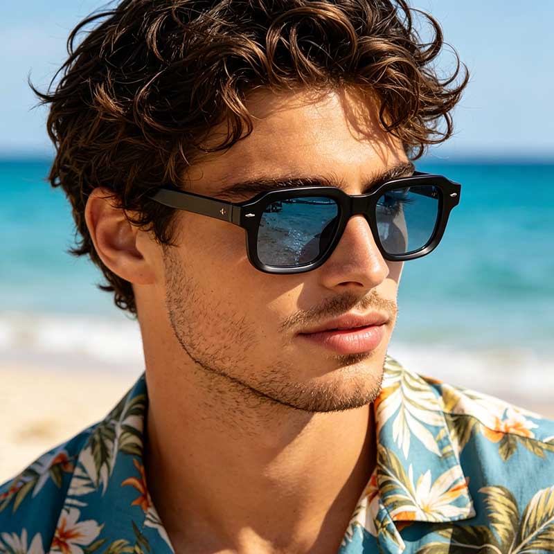 UVLAIK 2026 Lunettes de soleil vintage pour femmes et hommes, de marque, de créateur, irrégulières, style INS, protection UV400