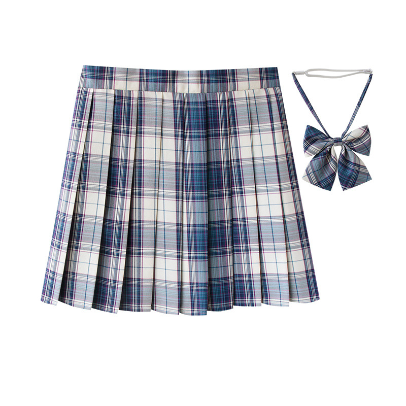 XS-5XL Plaid femmes jupe plissée nœud papillon été taille haute Preppy filles danse Mini jupe mignon une ligne Harajuku Sexy japon Faldas
