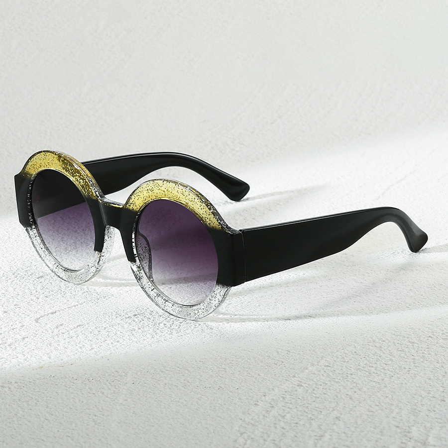Lunettes de soleil rondes surdimensionnées pour femmes, style vintage, lunettes de créateur, lunettes de soleil pour femmes, lunettes de luxe, UV400 pour les vacances en plein air