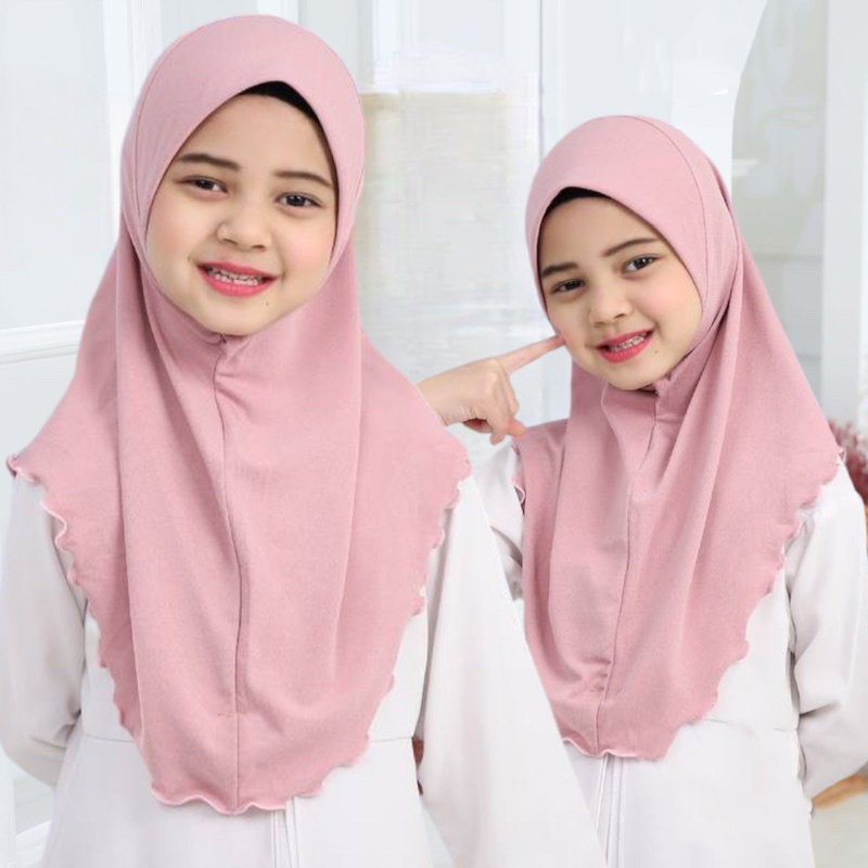 H120a Chapeaux hijab unis pour grandes filles, foulard musulman, chapeau foulard islamique, Amira, bandeau à enfiler, magnifique foulard pour fille de 10 ans