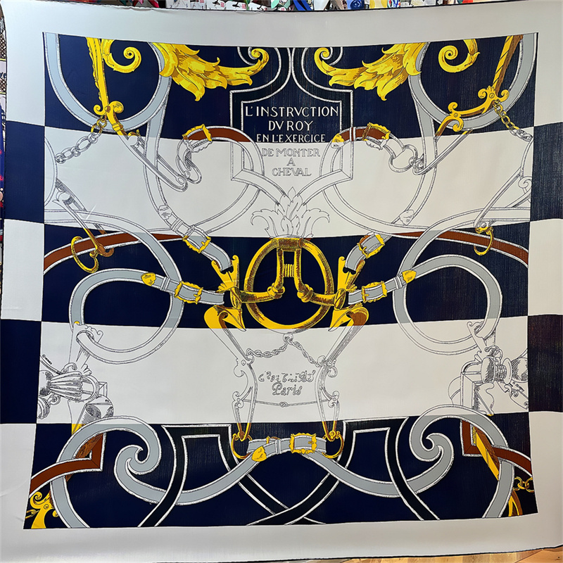 135CM hiver épaissir soie cachemire écharpe femmes roulé à la main châles ceintures imprimer carré foulards enveloppes Bandana grand Hijabs femme