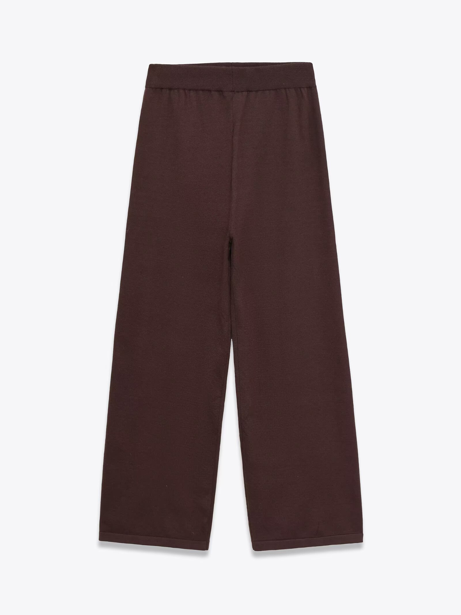 Ensemble haut tricoté et pantalon décontracté pour femmes, nouvelle mode, Style européen et américain, col Simple, couleur unie
