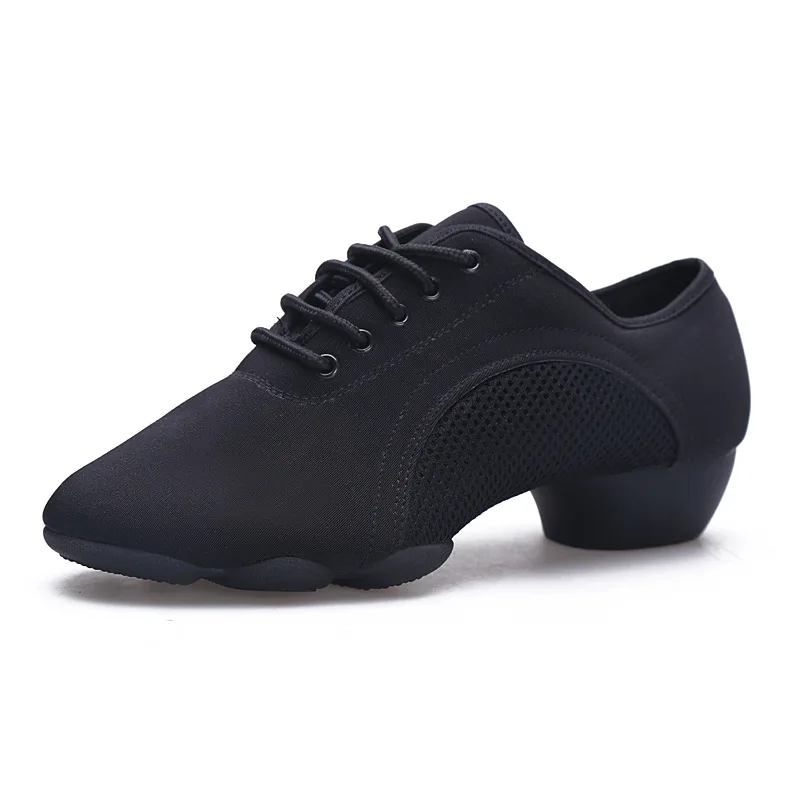 Chaussures de danse Cha-Cha à talons bas pour hommes et femmes, baskets respirantes, talon carré, forme latine, entraînement de la danse de rue, adulte, phtalBody