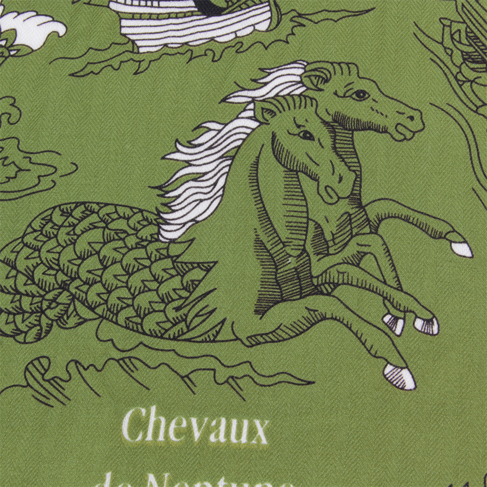 Foulard en cachemire de soie pour femmes, châles roulés manuellement, foulards carrés de cheval, Bandana enveloppant, marque de luxe, Hijab, 135CM
