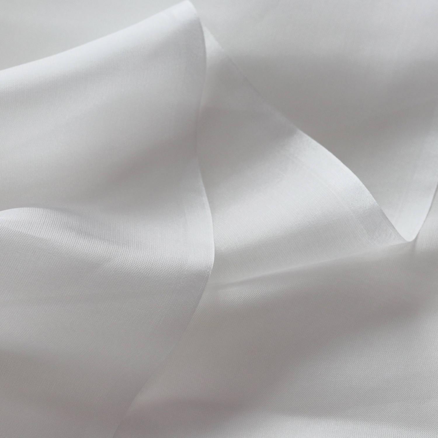 Tissu Chiifon en Viscose de soie blanche transparente, 1 mètre, 8mm, peinture à la mode, tissus artisanaux, breloque en soie, artisanat de décoration de mariage