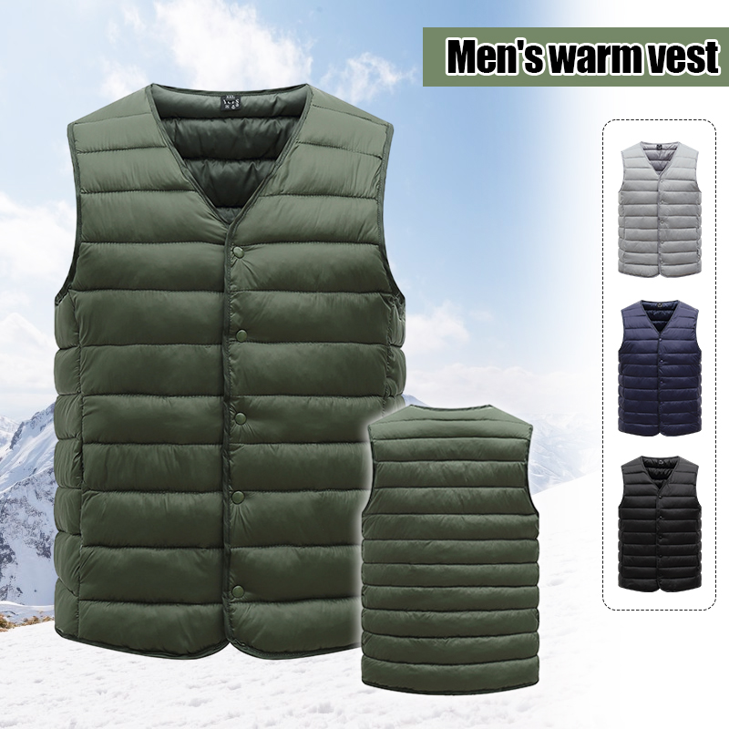 Hommes mode vestes sans manches automne hiver chaud coupe-vent gilet hommes printemps décontracté léger gilet vestes