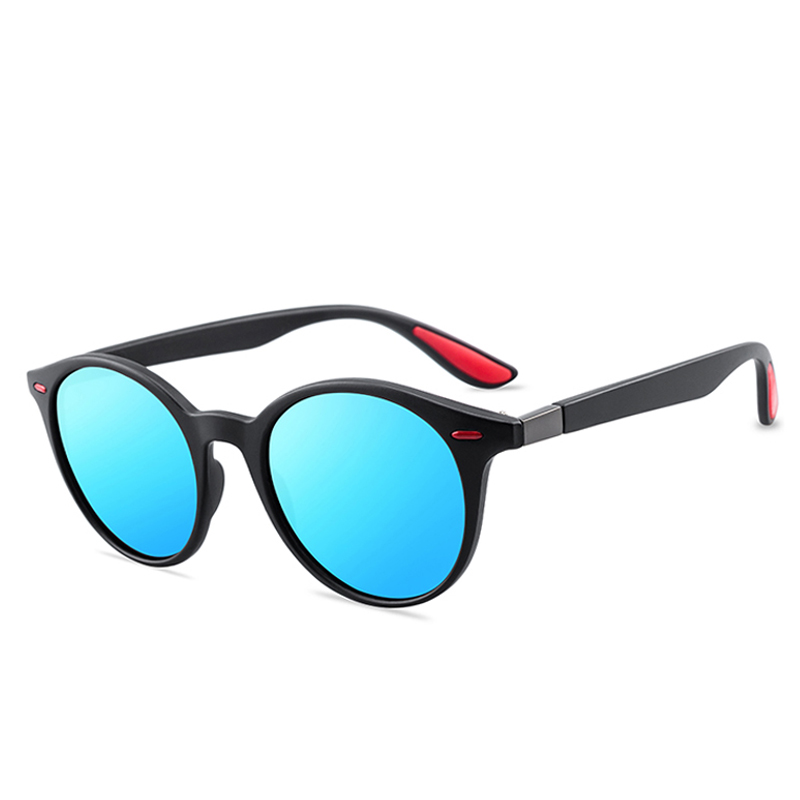 Lunettes de soleil rondes classiques pour hommes et femmes, verres polarisés vintage, lunettes de conduite, marque de luxe