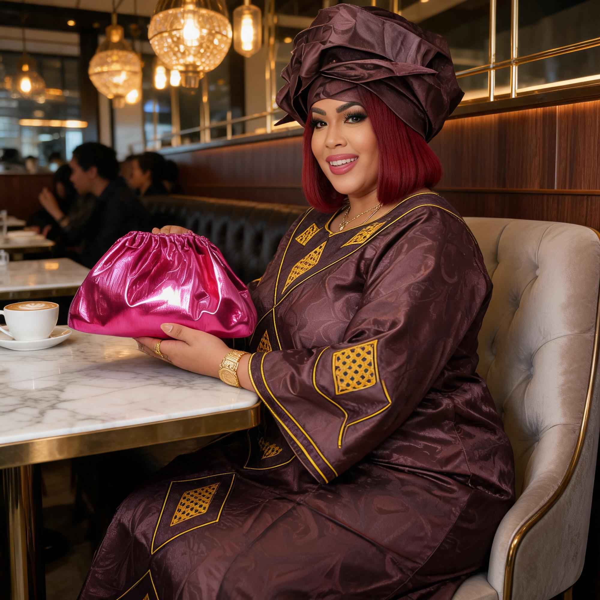 Robes africaines pour femmes, grandes tailles, en tissu Bazin Riche, avec broderies, robe longue et écharpe.