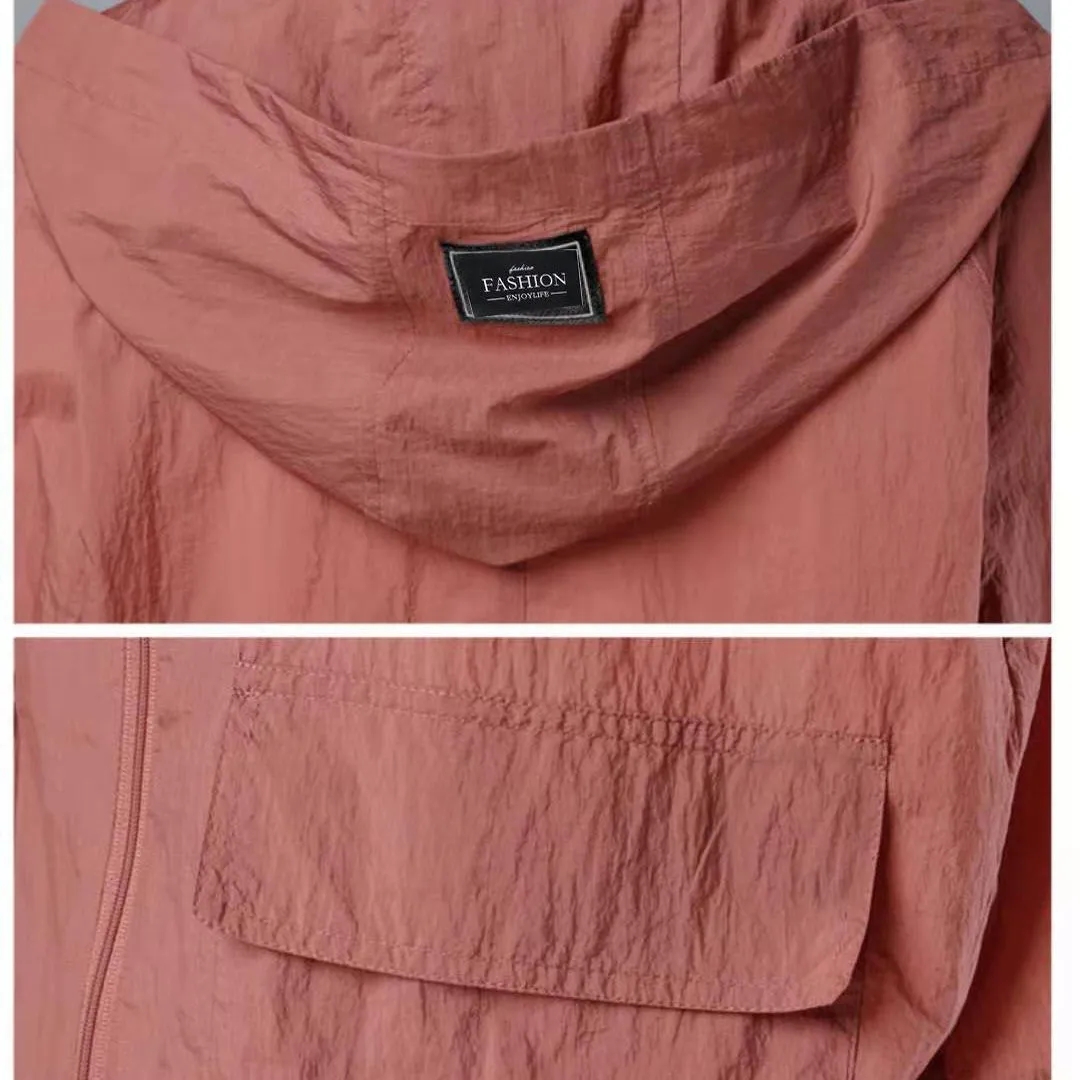 Trench-Coat court léger pour femmes, ample et respirant, vêtements de Protection solaire, grande taille, confortable, vêtements d'extérieur pour l'été et l'automne