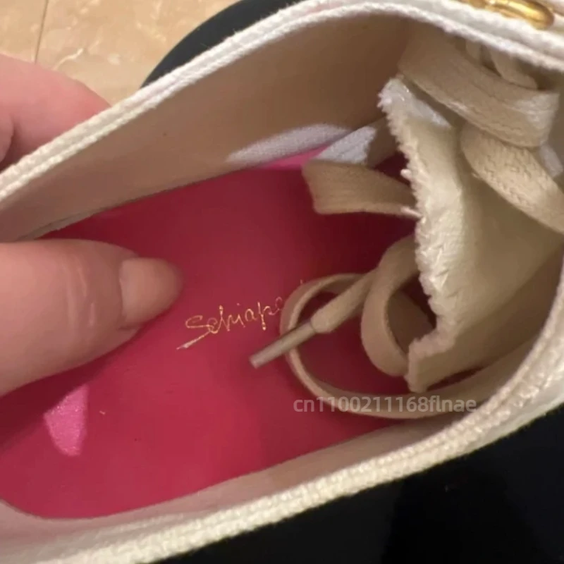 Chaussures de planche à bout doré pour hommes et femmes, chaussures plates en tissu à lacets pour adultes, chaussures de spectacle sur scène de danse de rue haut de gamme
