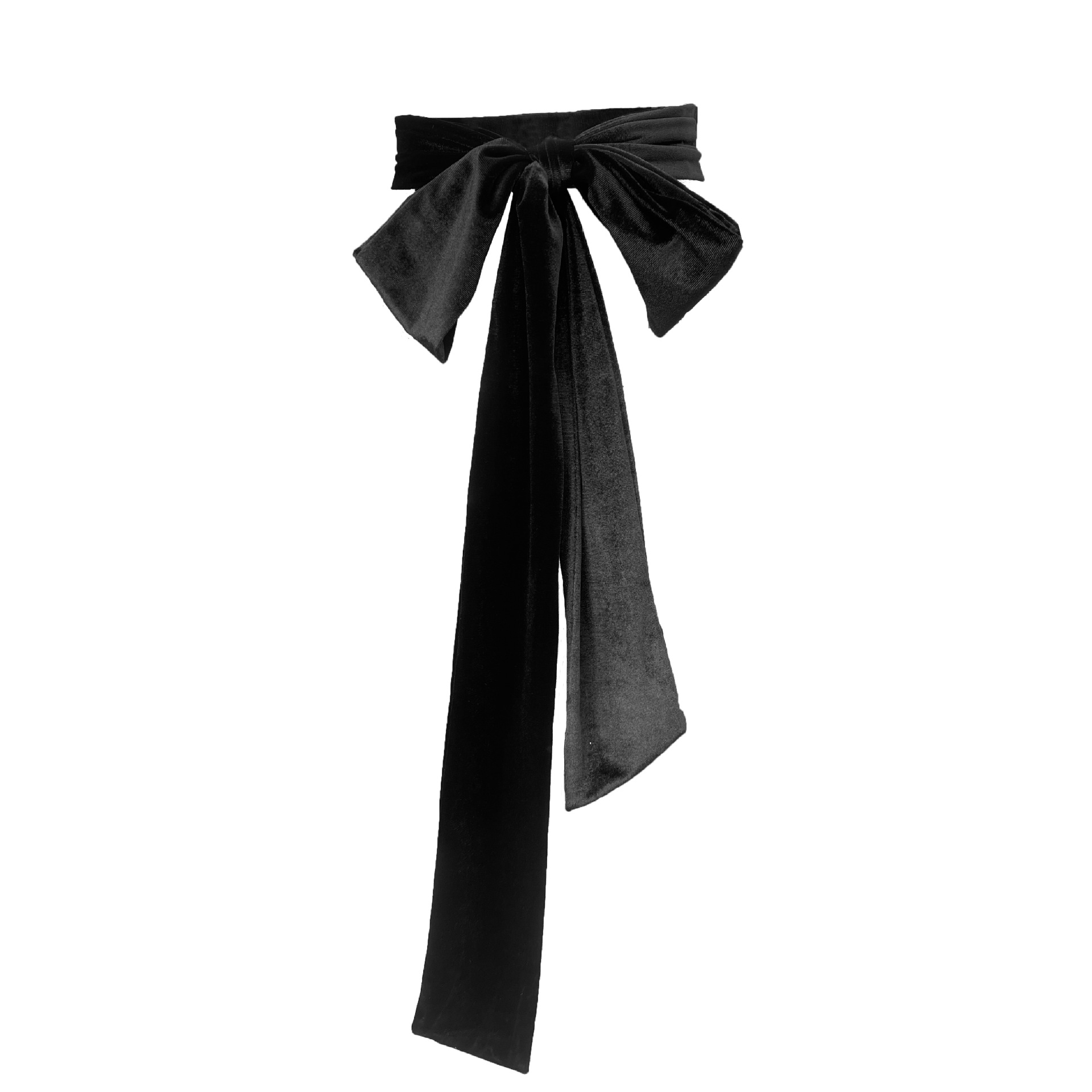 Ceinture longue vintage en velours 9x250cm pour femme, avec nœud à nouer soi-même, large ceinture de taille pour femme, noir, blanc, rouge