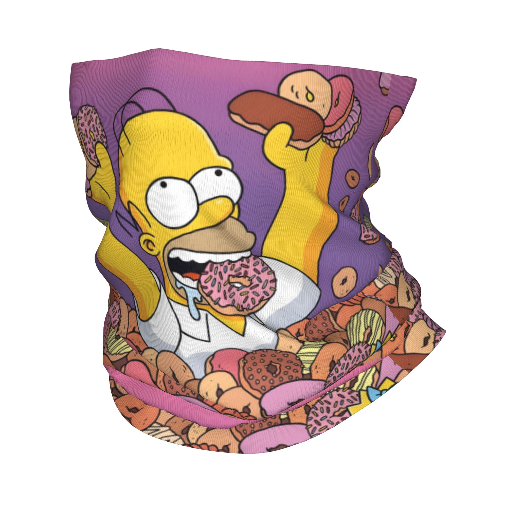 Cache-cou personnalisé The S-Simpsones-Anime pour femmes et hommes, protection UV, bandana de dessin animé Homer pour l'hiver, écharpe pour le cyclisme