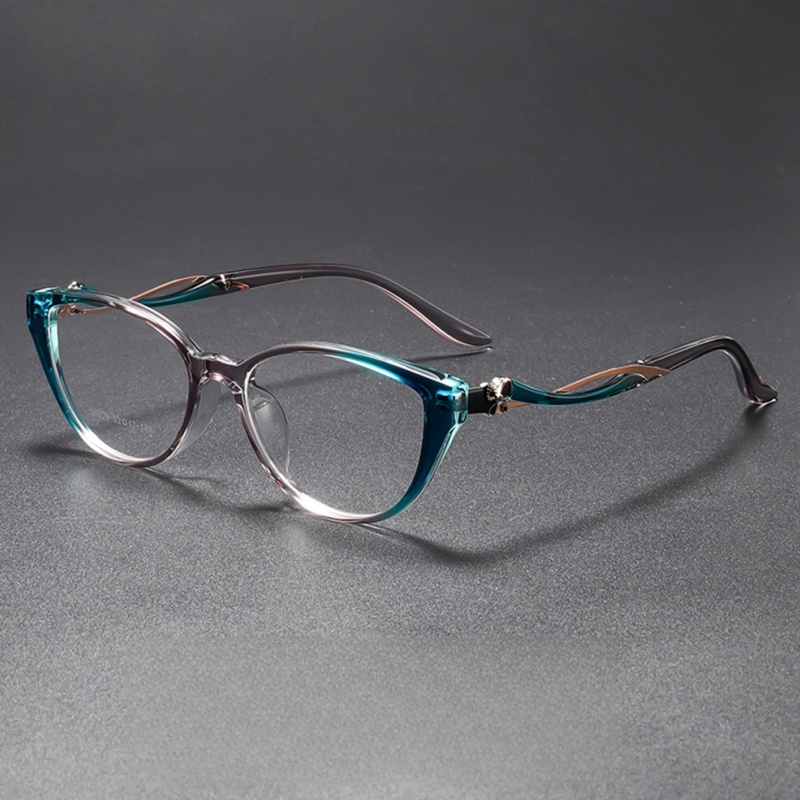 Femmes œil de chat montures de lunettes pour femmes montures en verre optique rétro rose lunettes de Prescription mode femme lunettes F6026