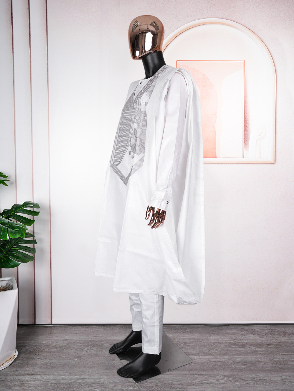 H & D vêtements traditionnels sud-africains tenue formelle Bazin Riche Dashiki tenues chemise pantalon Robe costume hommes africains Agbada Ramadan