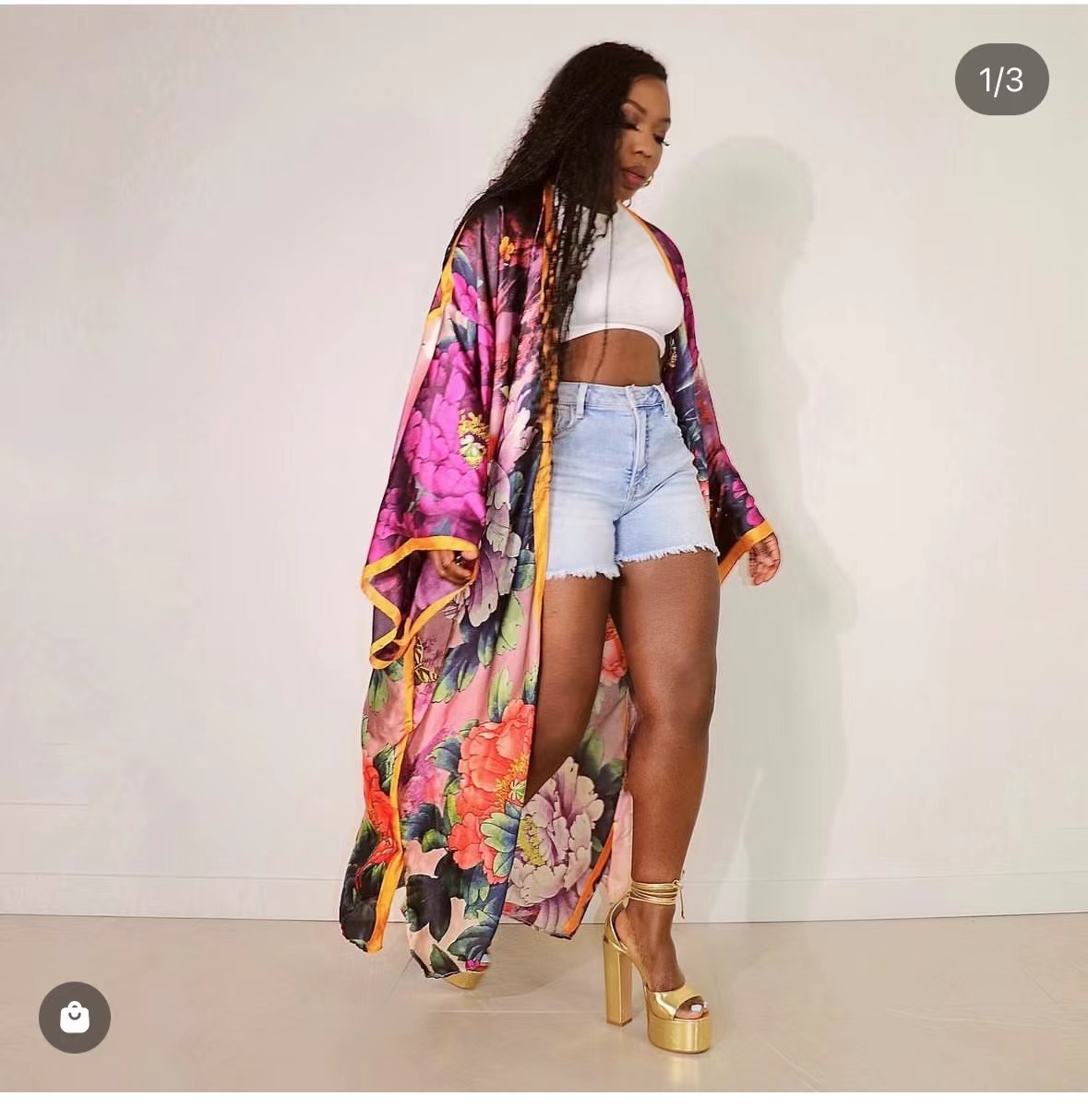 Maillot de bain africain musulman pour femmes, cardigans longs ouverts sur le devant, kimonos pour les vacances, grande taille, mode européenne, été