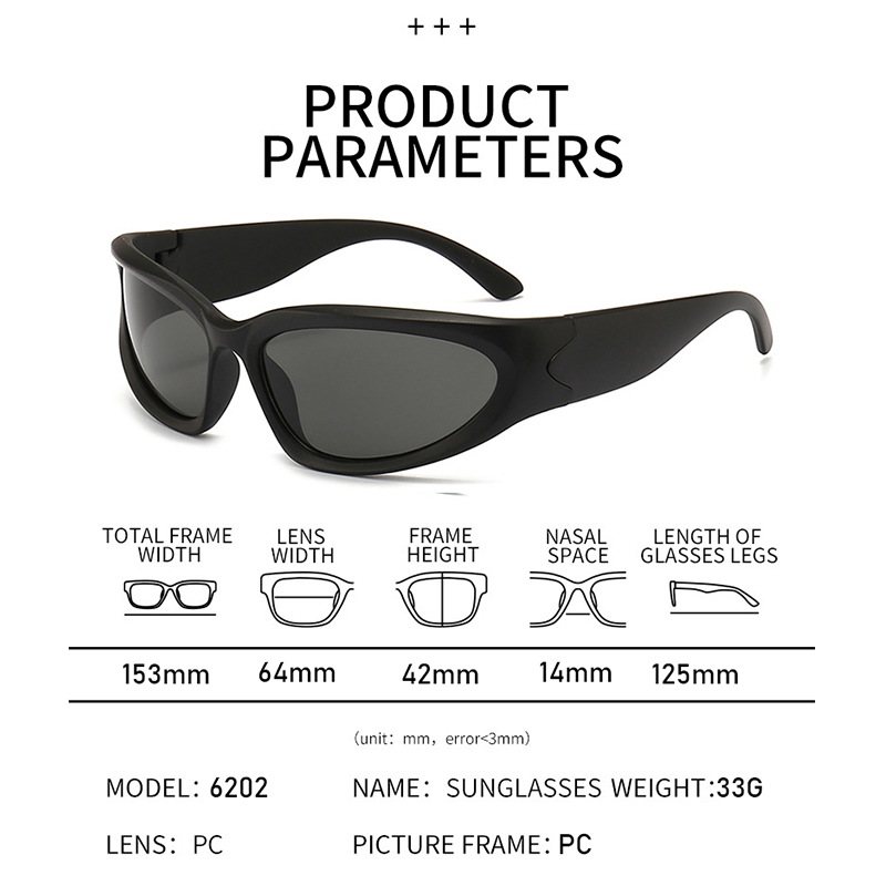 Lunettes de soleil Vintage pour hommes et femmes, Style Y2K, classiques, ovales, pour cyclisme, mode Steampunk, accessoire de fête d'été en plein air