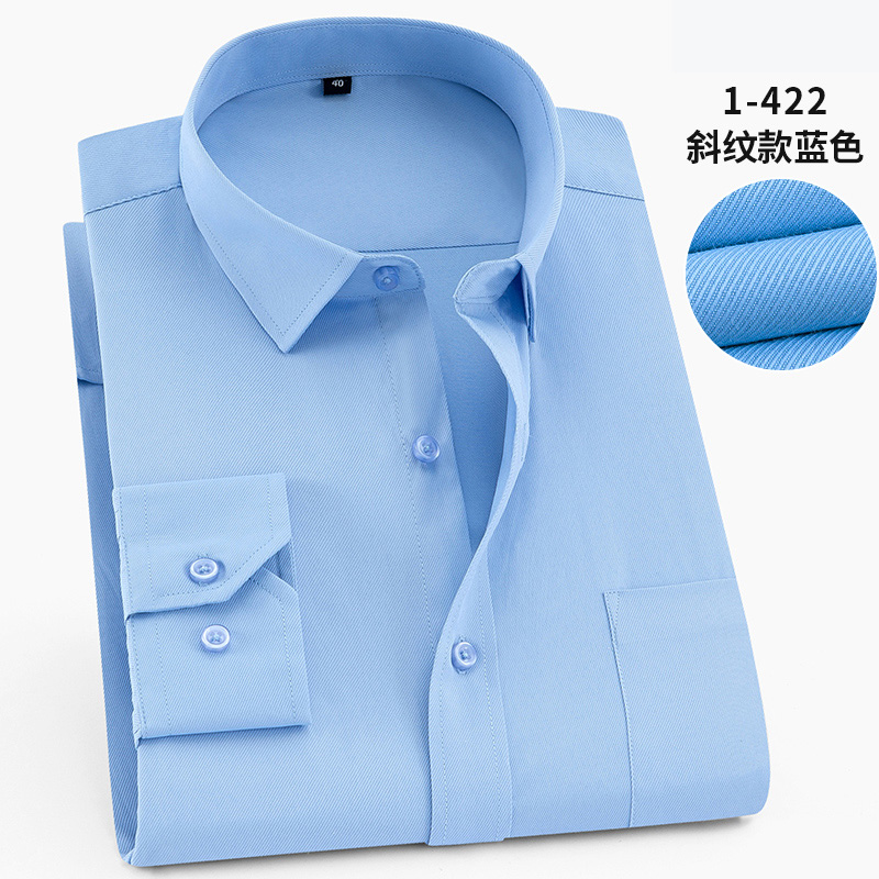 Chemise Homme Grande Taille 8XL 9XL 10XL 12XL 14XL Automne Printemps Bleu Manches Longues Business Grande Taille Mode Travail Habillée 52 54 56
