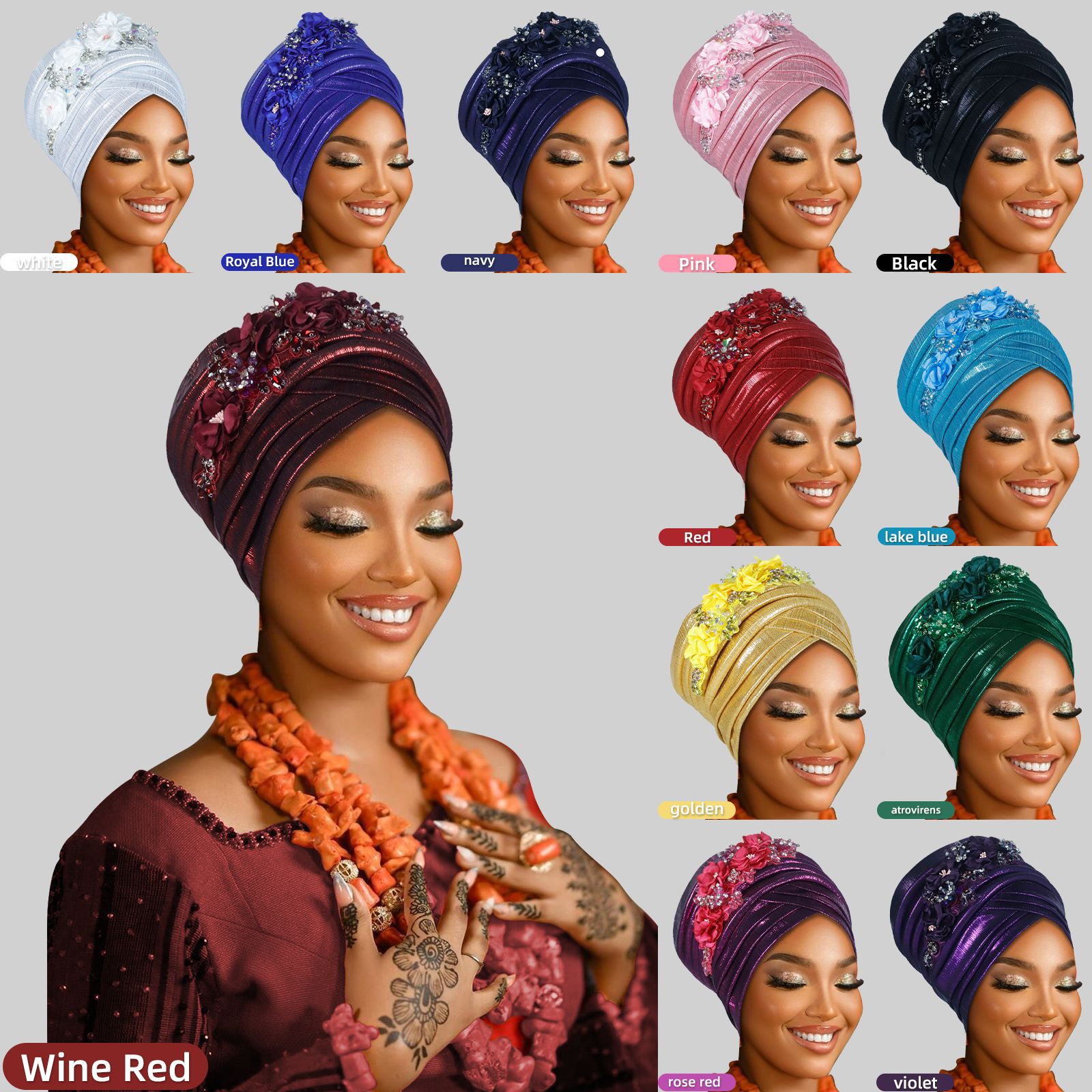 Mode femmes africain Turban casquette dame bandeau Nigeria mariage Auto Gele casque fête couvre-chef chapeaux chapeau tenues