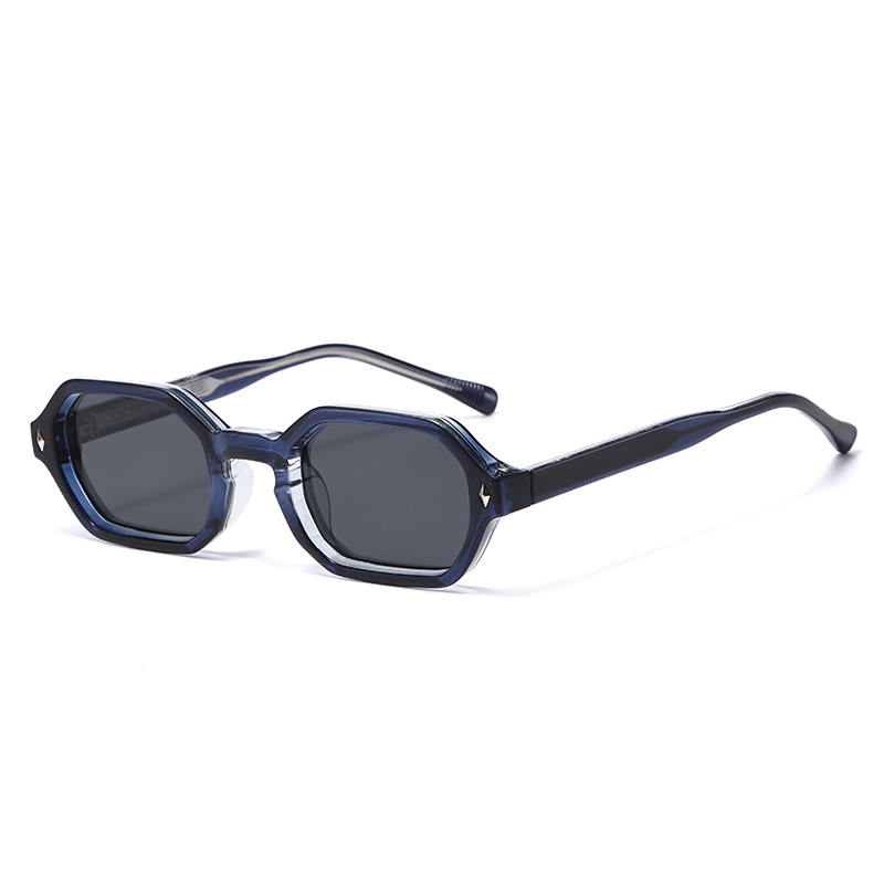 Nouvelles lunettes de soleil carrées noires rétro, de marque, design concave irrégulier, monture épaisse, pour hommes et femmes, lunettes de soleil tendance uv400