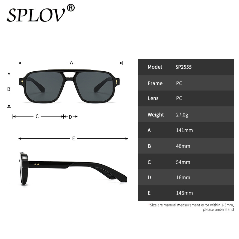Lunettes de soleil carrées de luxe pour hommes et femmes, nuances dégradées, nouvelle marque de mode, créateur RiSALE, lunettes de soleil de conduite, UV400