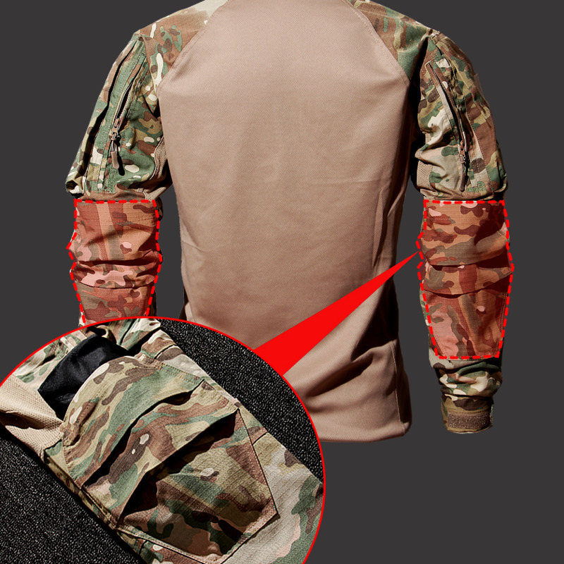 Costume de travail pour hommes, vêtements d'extérieur, t-shirt et pantalon à manches longues, vêtements de chasse résistants à l'usure, costume de Camping pour hommes