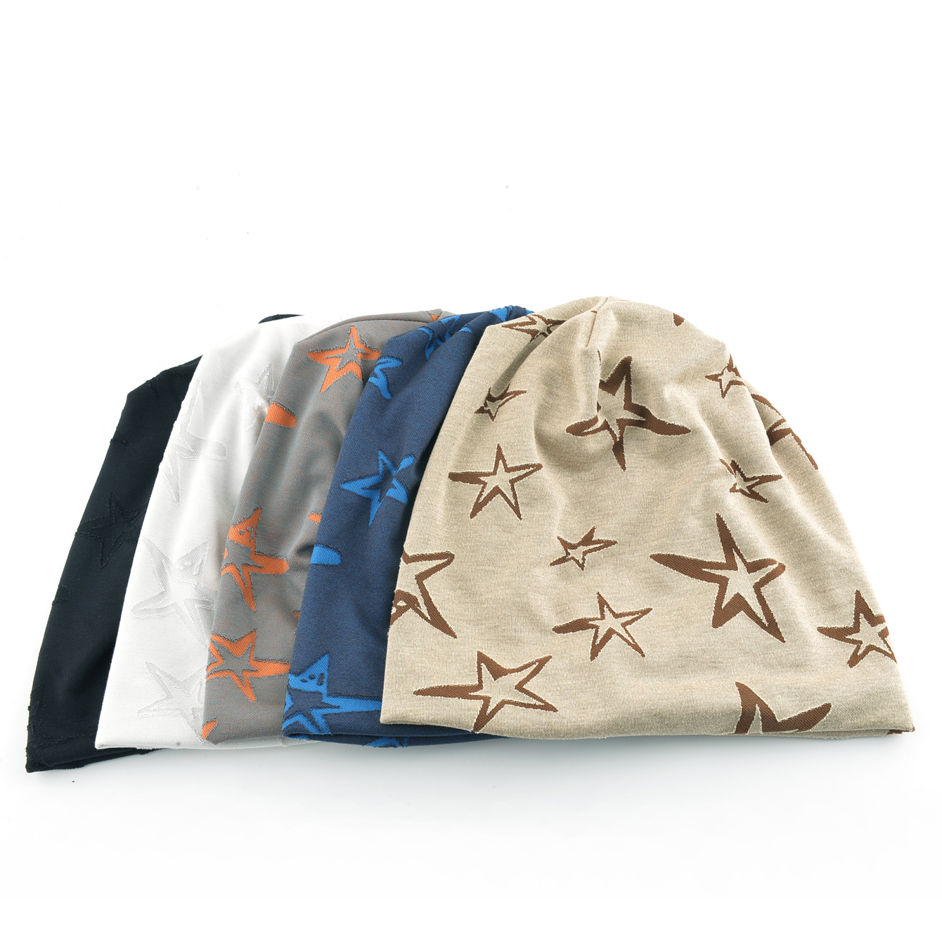 Bonnets unisexe Double couleur étoile Jacquard Bonnet casquette femmes chapeau extensible Hip Hop chapeaux hommes hiver chaud polaire doublé chapeaux