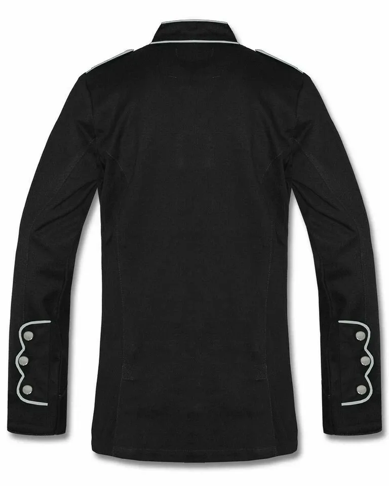 Manteau rétro Vintage Rococo Punk et gothique, veste de cirque à manches longues pour hommes, événement/fête de carnaval, manteau décontracté quotidien pour adultes