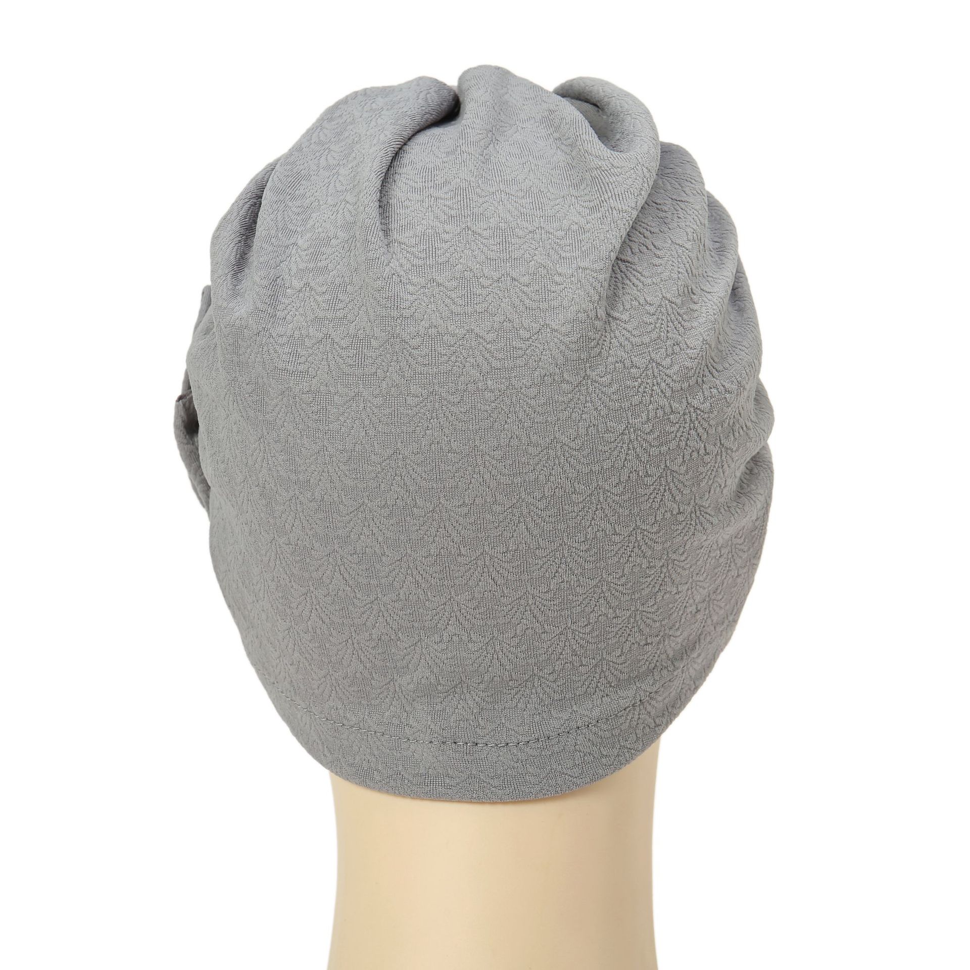 Casquettes Hijab musulmanes à fleurs de couleur unie, couvre-chef à perles pour femmes, couvre-chef à la mode pour Ramadan, Turban