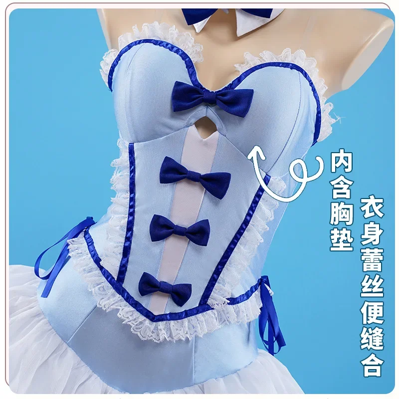 Nouvelle tenue de cosplay Anime Kitagawa Marin Blue Bunny Girl My Dress-Up Darling, costume de cosplay pour jeu de rôle