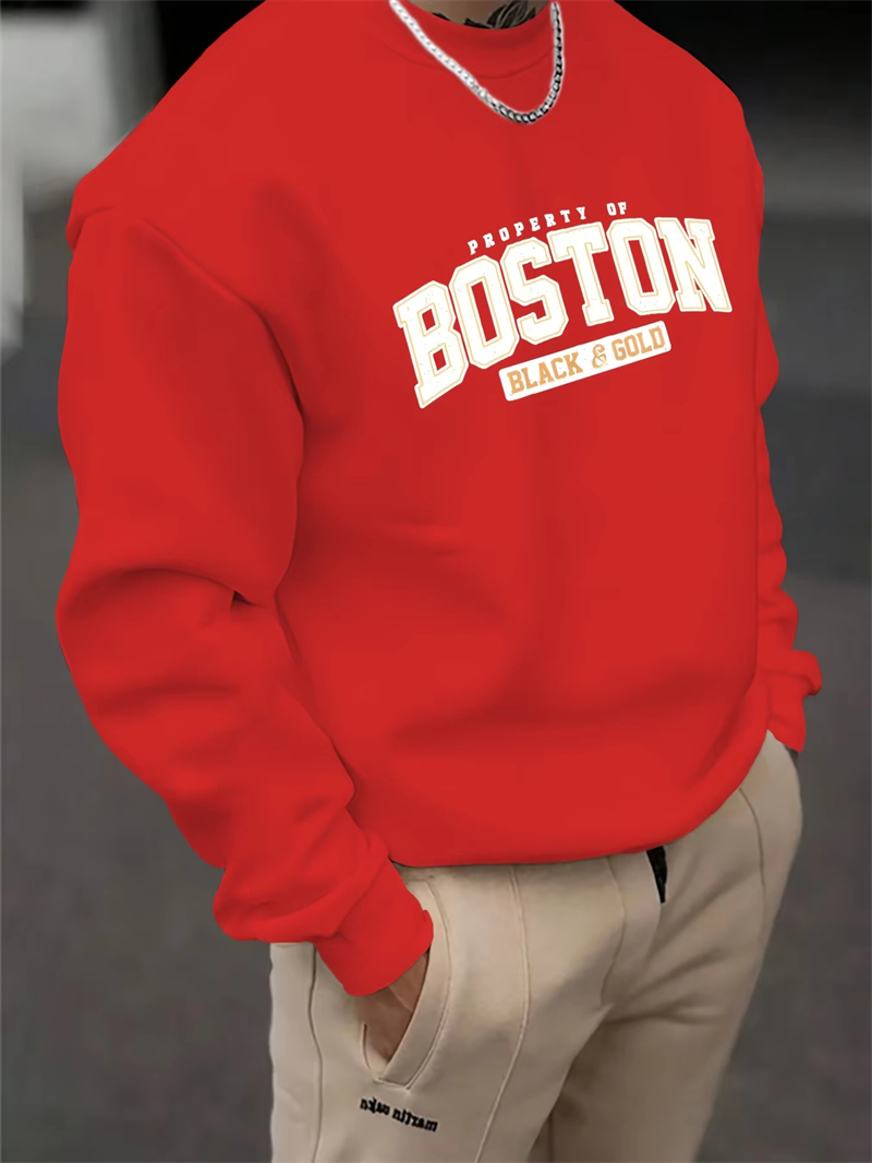 Sweat-shirt à motif de lettres simples pour hommes, Streetwear tendance, sweat à capuche imprimé en 3D, Cool, surdimensionné, Hip Hop, hauts