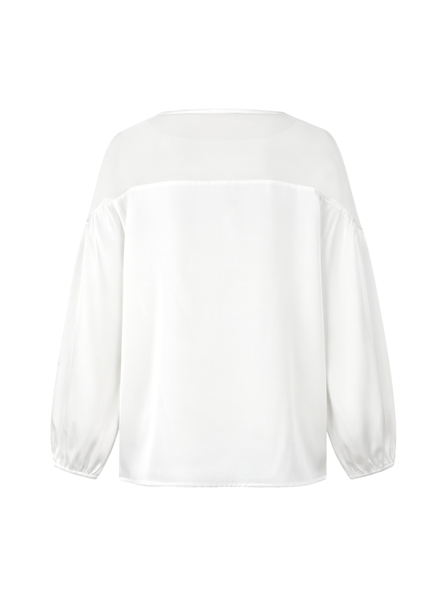 Bonboho – petit haut brodé à fleurs pour femmes, manches bouffantes, coupe ample, élégant, nouvelle collection printemps 2026