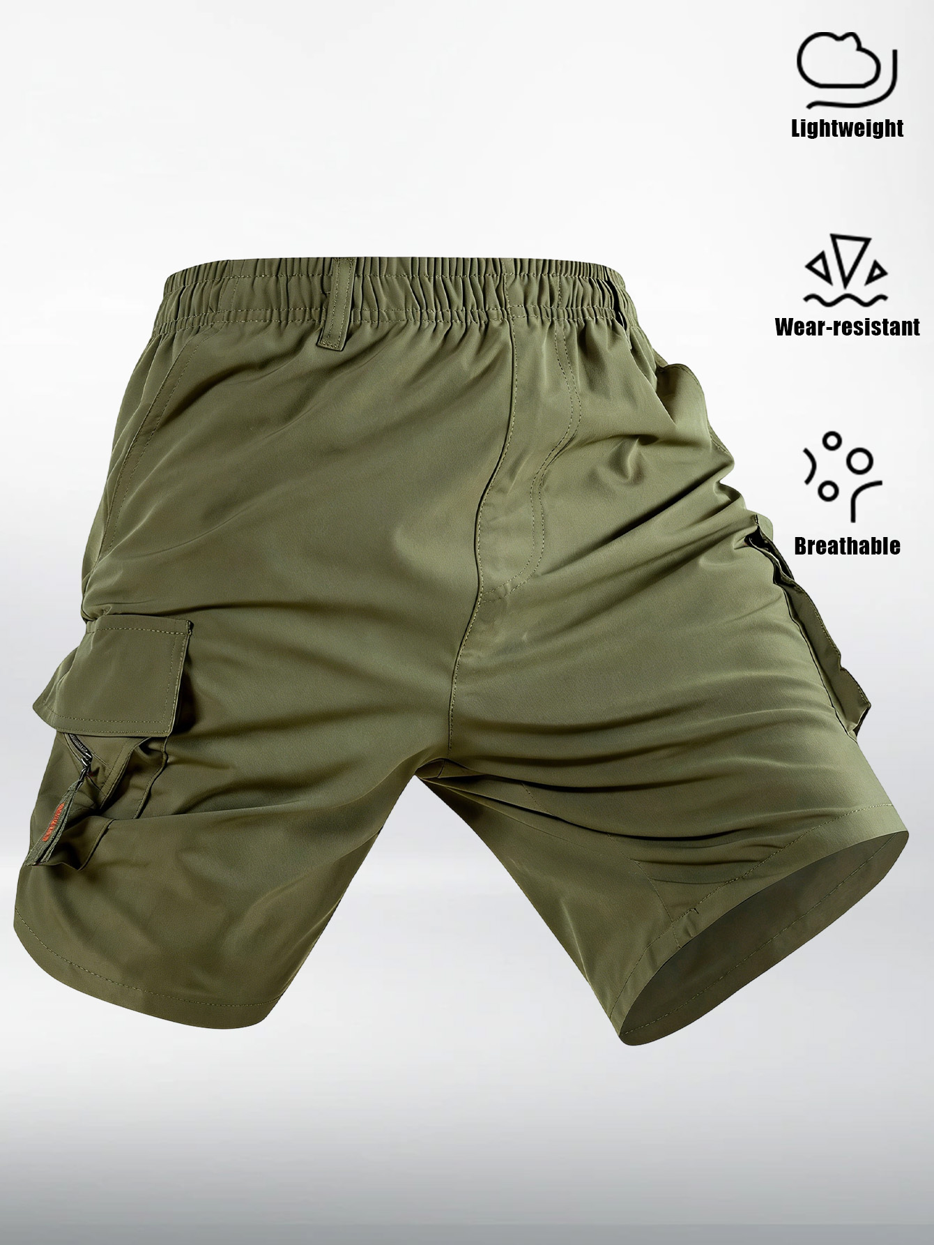 Short Cargo de Camouflage pour hommes, tactique, décontracté, ample, pour le travail, outillage, été, extérieur, longueur aux genoux, pantalon court à la mode