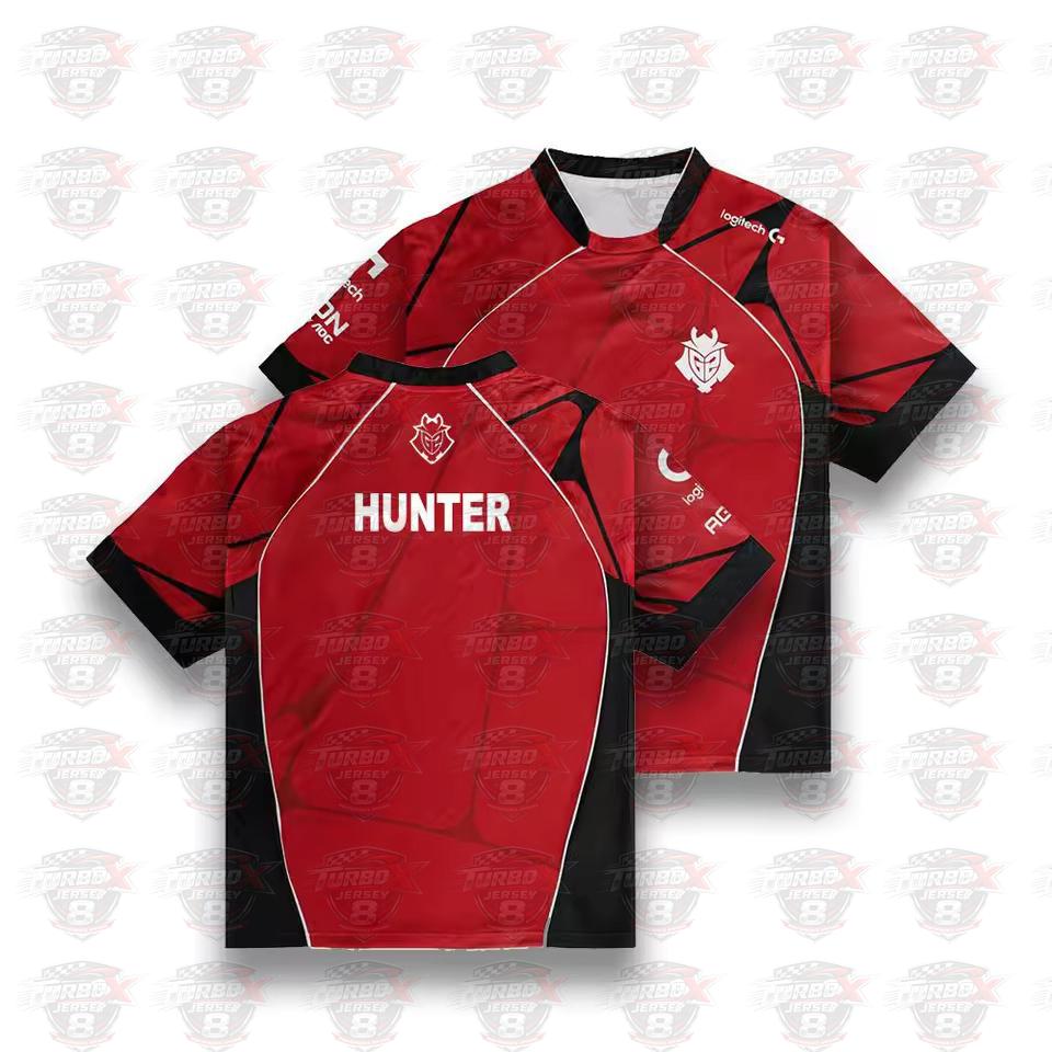 Maillot G2 Esports Prestige 2026 pour homme et femme, t-shirt à manches courtes et col rond, uniforme d'entraînement de la ligue professionnelle CS2