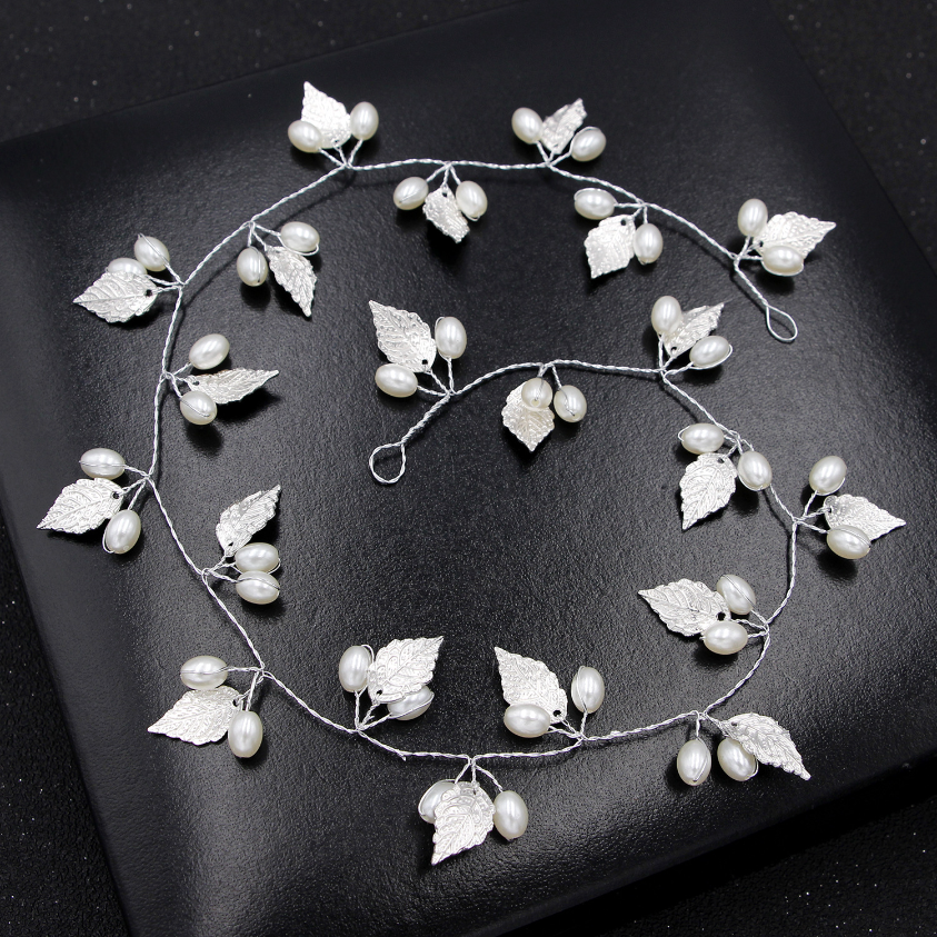 Serre-tête de mariée de luxe pour femmes, ceinture de cheveux en cristal et perles, bandeau élégant, accessoires de cheveux vintage