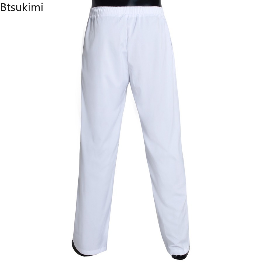 Ramadan hommes décontracté musulman pantalons longs vêtements islamiques pantalon arabe dubaï saoudien moyen-orient pantalon Dishdasha bas d'extérieur