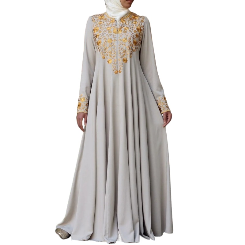 S-5XL dubaï caftan Robe Robe musulmane noir Abaya vêtements islamiques pour les femmes turc Abaya imprimé Robes longue Robe Elbise Abaya