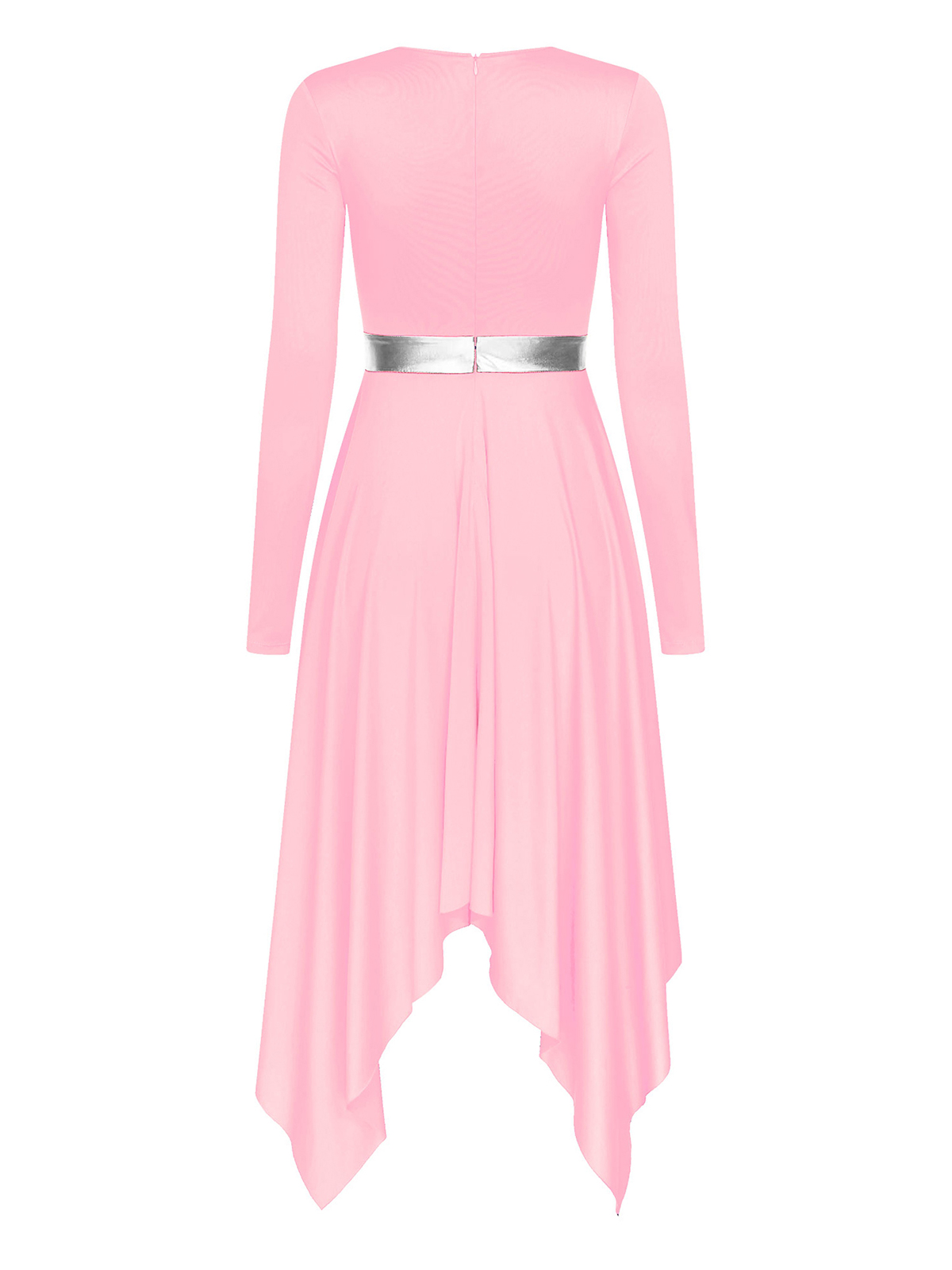 Robe tunique de danse d'éloge asymétrique pour femmes, robes de danse lyrique liturgique à manches longues, Costume de spectacle de culte d'église