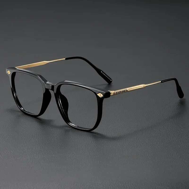 Lunettes optiques vintage anti-lumière bleue pour hommes et femmes, lunettes carrées d'affaires, lunettes de mode pour délinquants