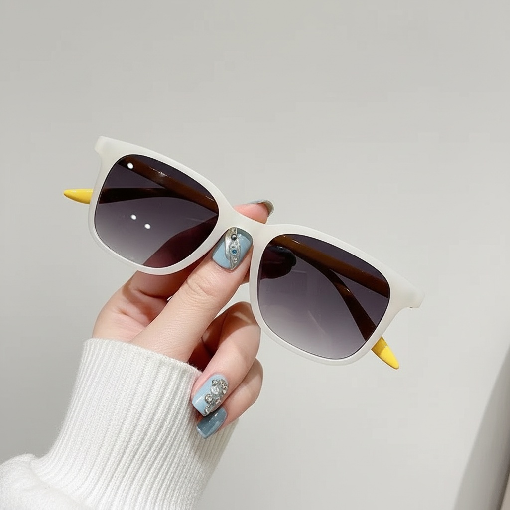 Lunettes de soleil pour myopie, lunettes de protection solaire, monture de couleur noire tendance, style estival, pour hommes et femmes6026