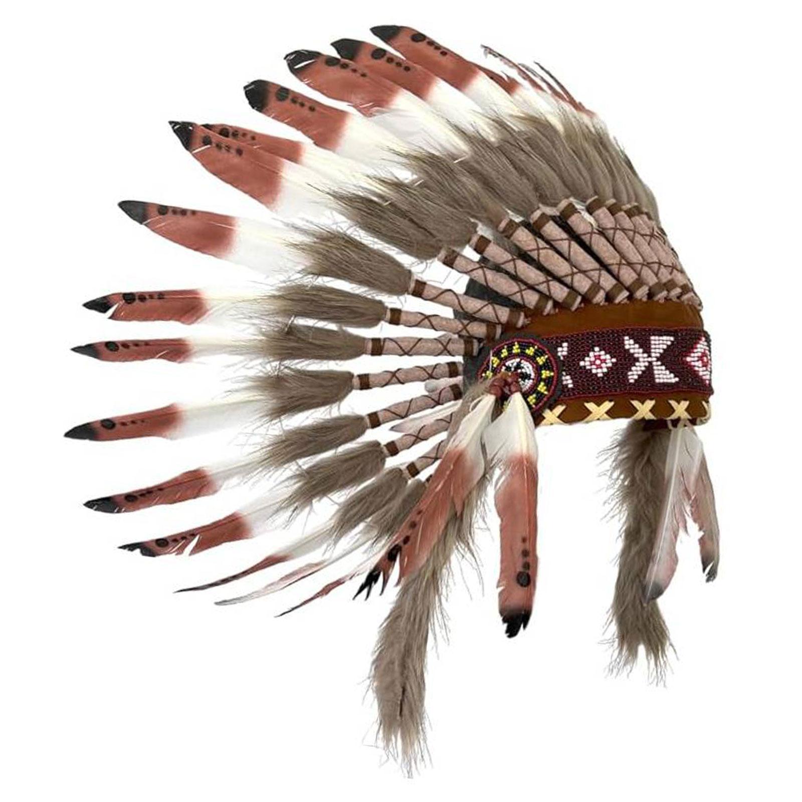 Bandeau de chapeau indien en chef pour spectacle sur scène, spectacle de danse, fête de Cosplay