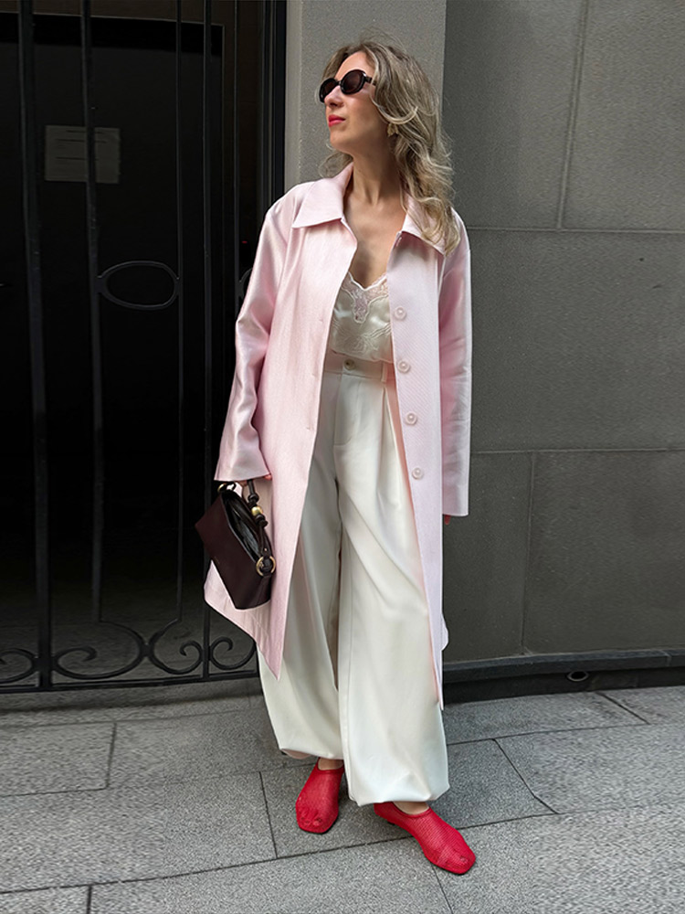 Manteaux longs décontractés en satin pour femme, à revers, simple boutonnage, manches longues, coupe ample, coupe-vent, nouvelle mode automne 2026