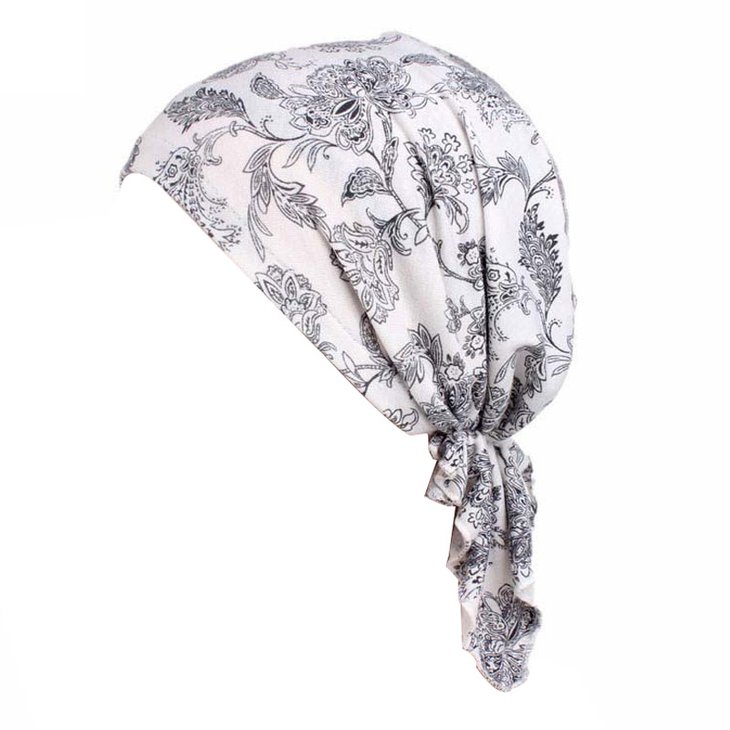 Femmes imprimé musulman Turban pré-cravate Style Cancer chimio chapeau bonnet écharpe Turban tête enveloppement casquette chapeaux dame cheveux accessoires