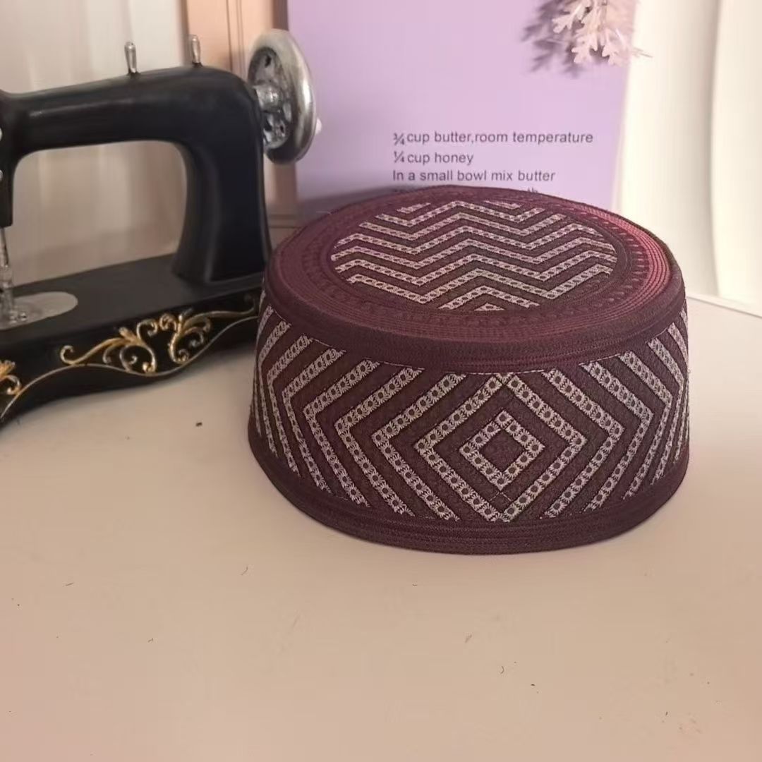 Nouveaux chapeaux musulmans pour hommes, chapeau de prière brodé pour l'Aïd, bonnet ethnique de luxe, cadeau de mariage islamique, casquette de Dubaï, casquette saoudienne, casquettes africaines dorées