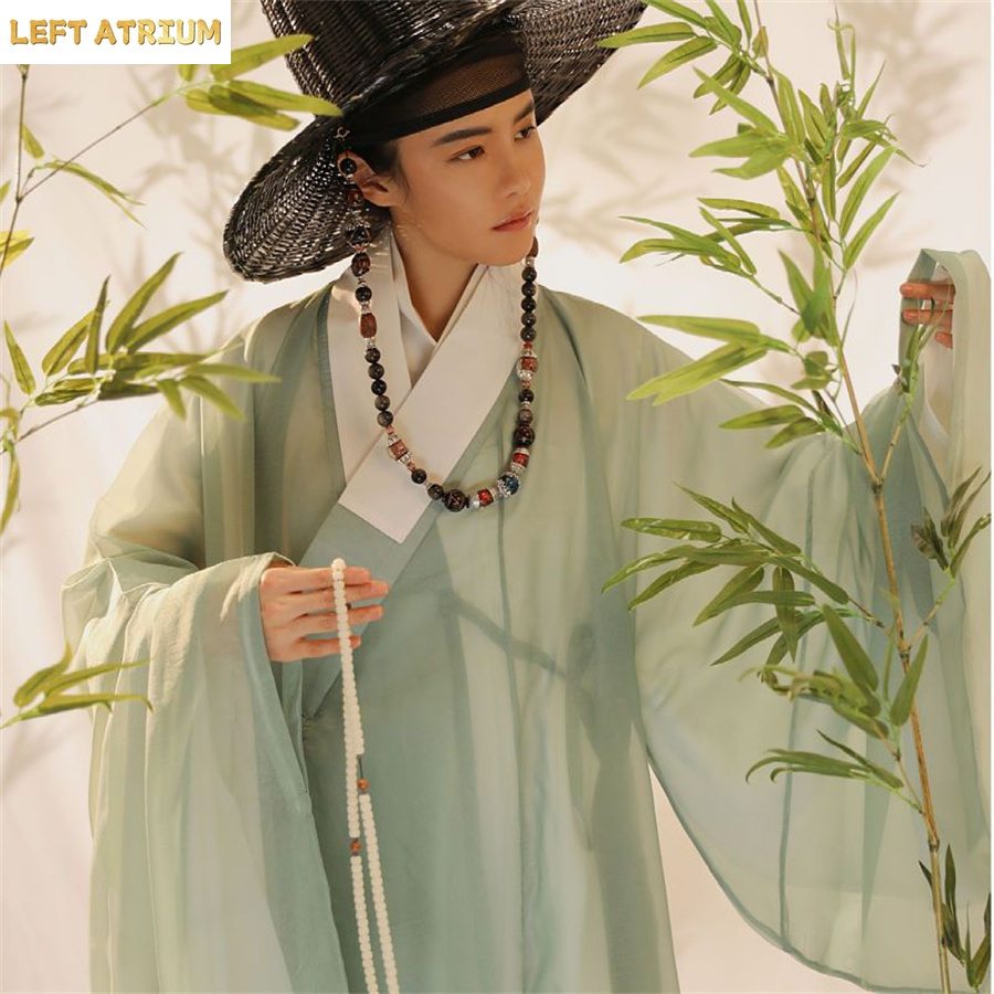 Hanbok pour hommes, Hanfu, vêtements traditionnels de la dynastie Ming, costume de scène pour la danse, vêtements traditionnels asiatiques anciens