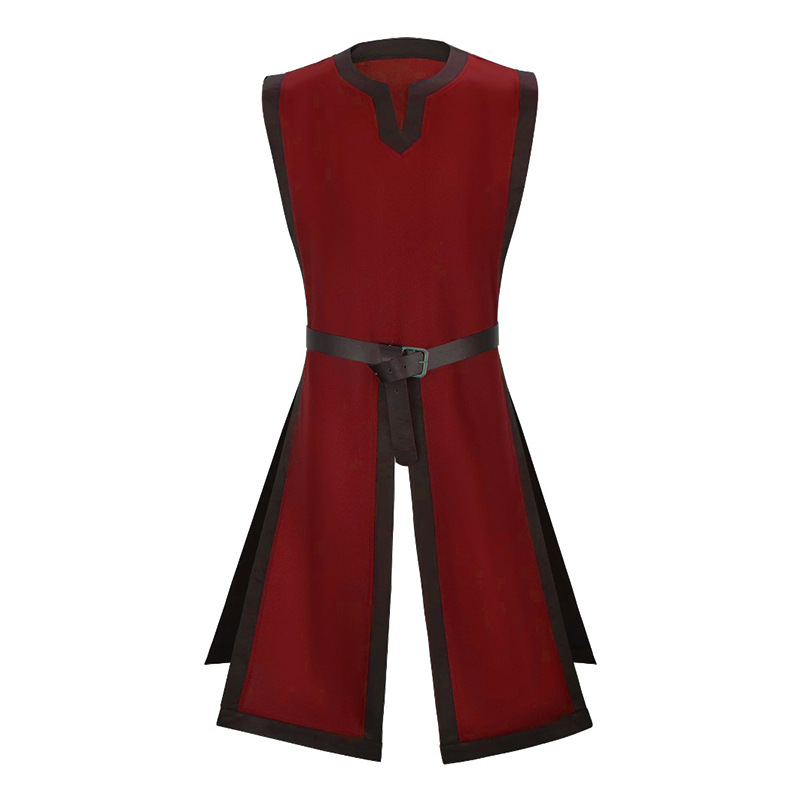 Cape, Robe et Tunique Médiévale Renaissance pour Homme, Style Chevalier Viking, Pirate, Vintage, pour Spectacle Scénique et LARP