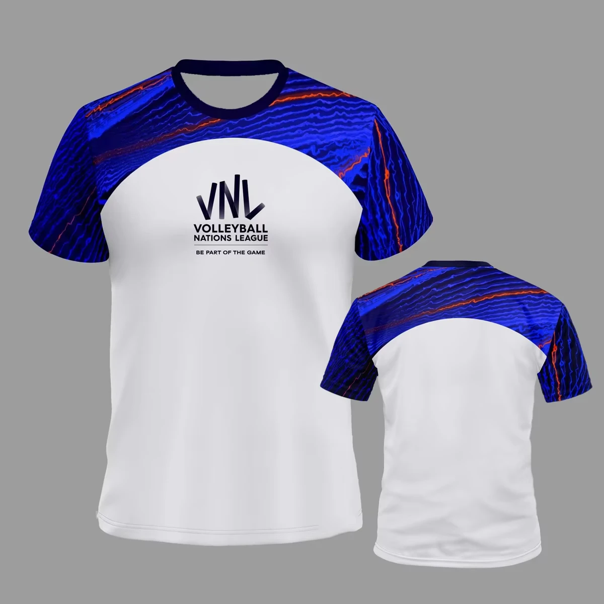 Maillot de volley-ball blanc VNL pour hommes et femmes, T-Shirt de Sport confortable et respirant, vêtements à la mode 3D, nouvelle collection 2025